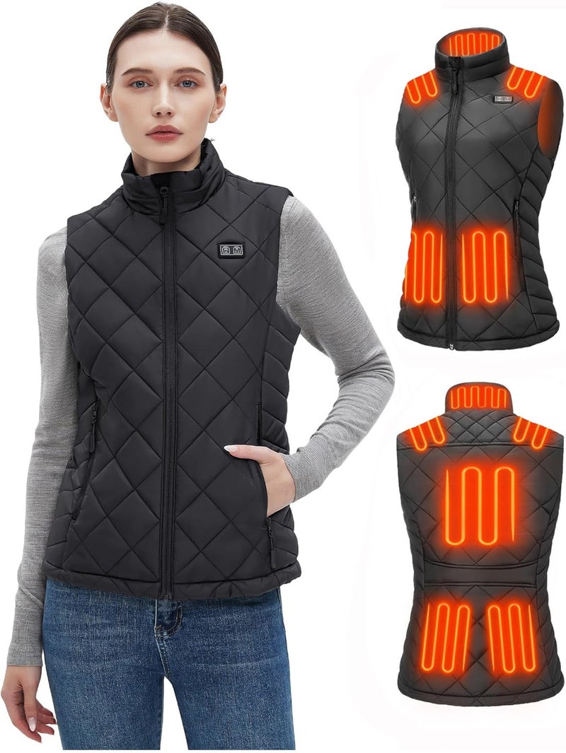 Glaais Heated Vest Women with Battery Pack 16000mAh 7.4V, Women's Heated Vest Warming Electric - Image 1